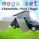 Mega Set - Outwell Hillcrest + Fallcrest (Front + Seitenteile)